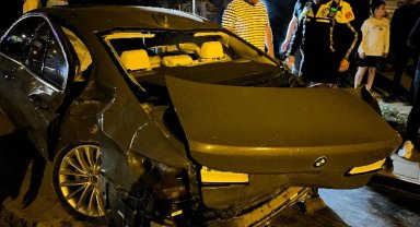 Düzce'de drift kazayla sonuçlandı!