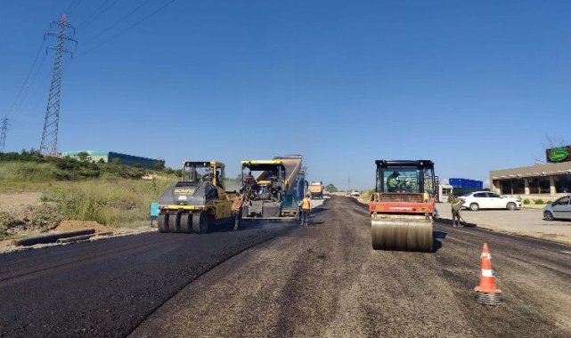 Gebze Pelitli Yolu Caddesine asfalt