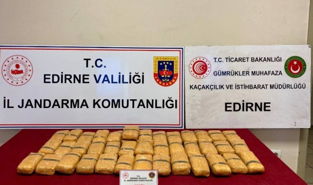 Kapıkule'de 18 kilo eroin ele geçirildi