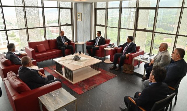 Kaymakam Atilla Kantay'dan Başkan Ferdi Zeyrek'e ziyaret