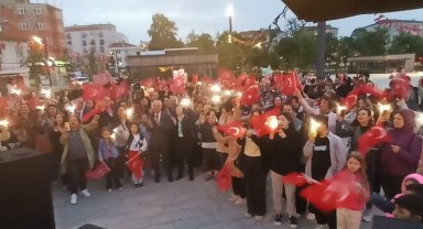 Keşan'da 19 Mayıs coşkusu Fener Alayı ile taçlandı