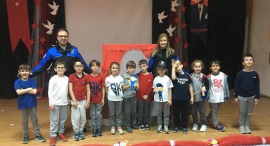 Keşan'da minik öğrencilere meslekler tanıtıldı