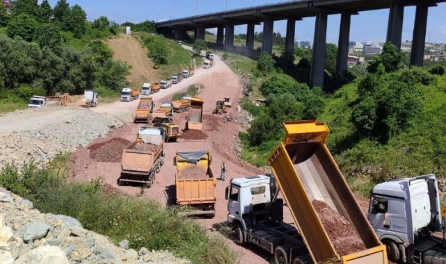 Kocaeli'de hummalı yol çalışması
