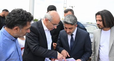 Malatya Yeşilyurt'ta yol çalışmaları devam ediyor