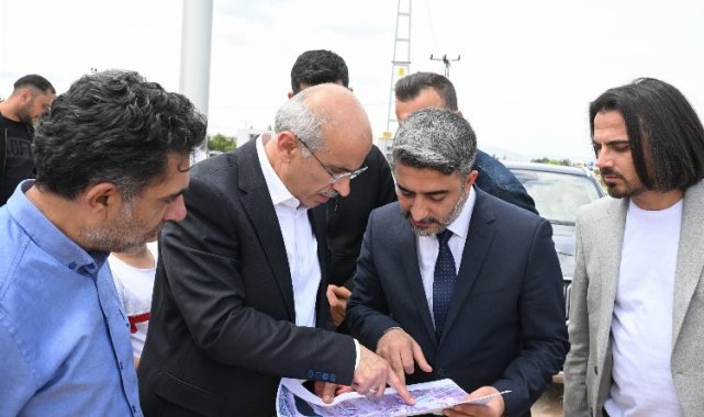 Malatya Yeşilyurt'ta yol çalışmaları devam ediyor