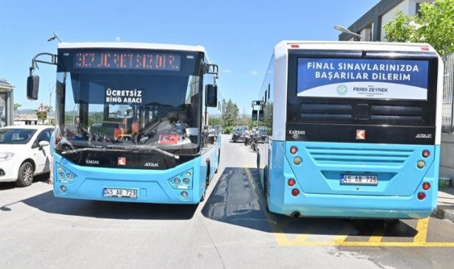 Manisa'da üniversiteliler için ücretsiz 'ring'ler başladı