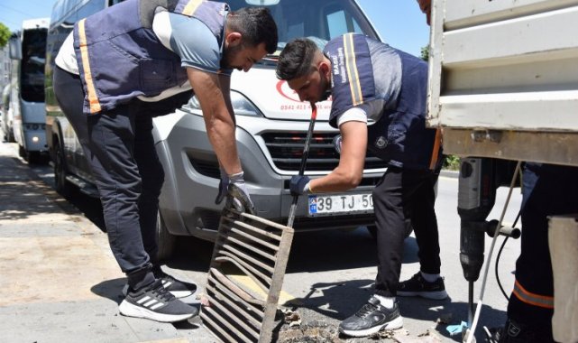 MASKİ'den yağmur suyu ızgaralarında yoğun mesai