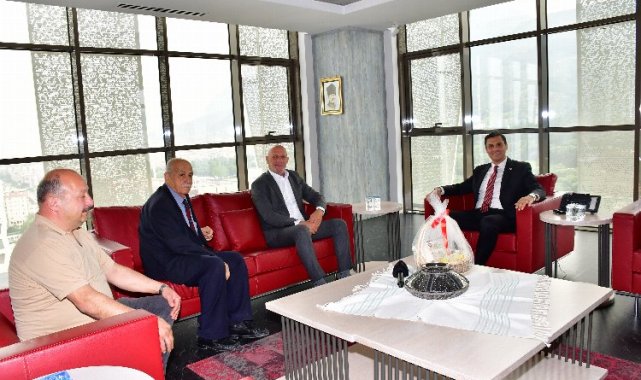 Mesir Derneği yönetiminden Başkan Zeyrek'e ziyaret
