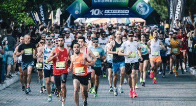 Salomon Çeşme Yarı Maratonu koşuldu