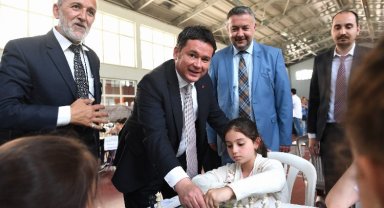 Satranç turnuvasında ilk hamle Başkan Aydın'dan
