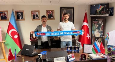 Sertan Tashkin Manisa Azerbaycan Kültür ve Dayanışma Derneğini ziyaret etti