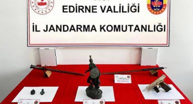 Uzunköprü'de tarihi eser kaçakçılığı operasyonu