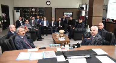 Vali Sezer'den Başkan Mehmet Özcan'a hayırlı olsun ziyareti