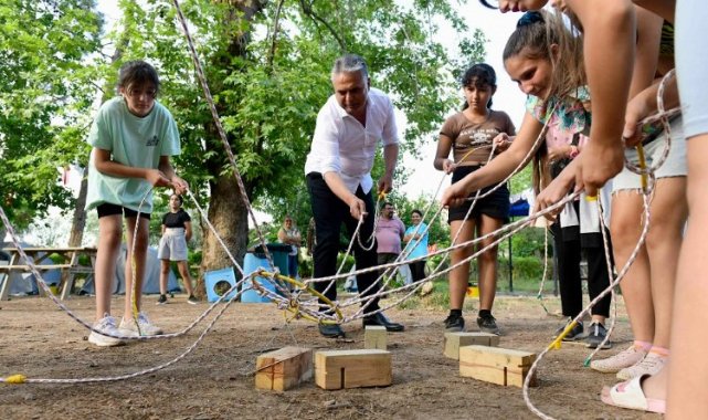 Antalyada Muratpaşa'da doğa kampı kapılarını açtı