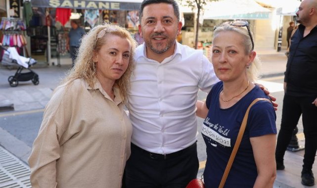 Başkan Arı'dan komşu esnaflara ziyaret
