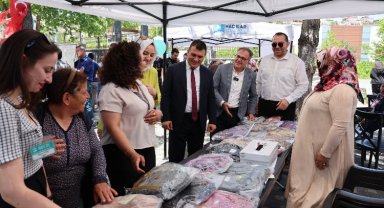 Başkan Özdoğan: "Üreten kadınlarımızın her zaman yanındayız"