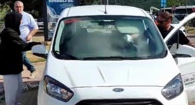 Belediyenin hızlı müdahalesiyle sınava yetişti