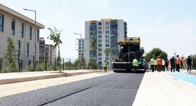 Bursa Nilüfer'de asfalt çalışmaları hızlandı