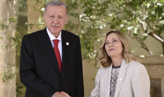 Cumhurbaşkanı Erdoğan G7 liderleriyle buluştu