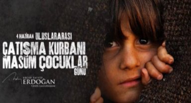 Cumhurbaşkanı Erdoğan'dan 'Masum Çocuklar' paylaşımı