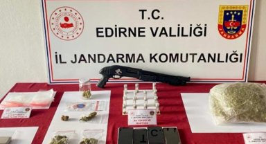Edirne Jandarma Komutanlığı'ndan uyuşturucu operasyonu
