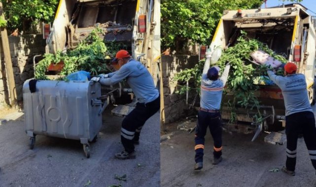 İznik Karabağlar'da 3 bin 148 ton evsel atık toplandı
