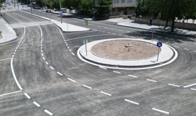 Kayseri Melikgazi'den kavşak çalışması