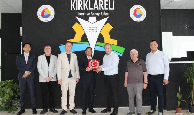 Kırklareli TSO, Shang Jian'ı ağırladı