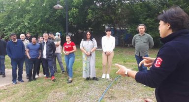 Kocaeli İtfaiyesi'nden gençlere eğitim