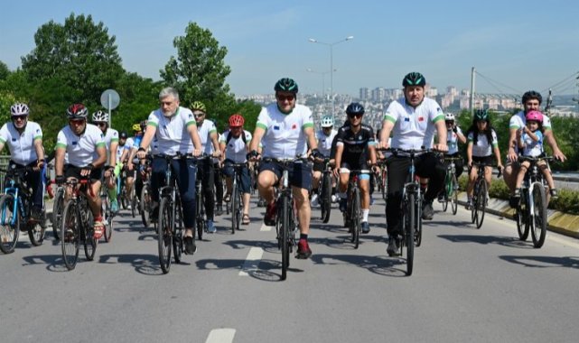 Kocaeli'de çevre için pedal çevirdiler