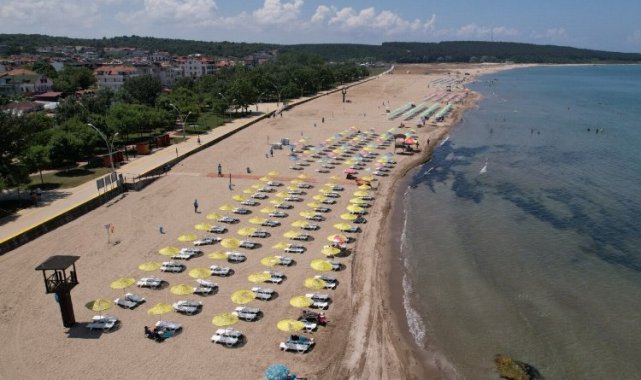 Kocaeli'de plajlar yaza hazır