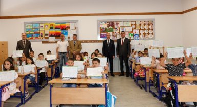 Konya Selçuklu protokolü karne sevincine ortak oldular