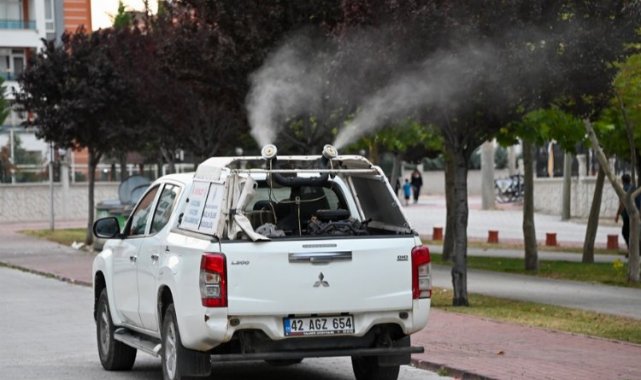 Konya Selçuklu'da ilaçlamalara aralıksız devam