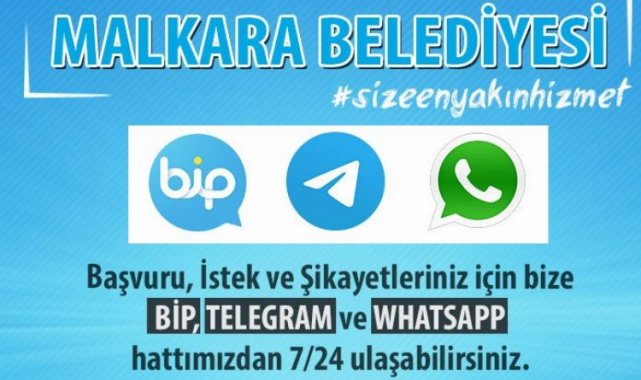 Malkara Belediyesi, Bip, Telegram ve Whatsapp şikayet hattı oluşturdu