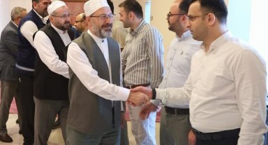Mekke'de ekip başkanlıklarına Erbaş'tan ziyaret