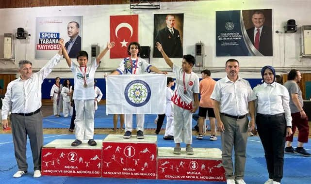 Muğlalı taekwondocular İl Şampiyonu oldu