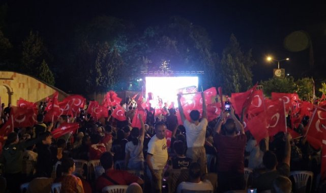 Nevşehir'de milli takım coşkusu yaşandı