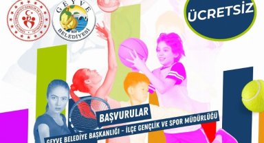 Sakarya Geyve'de 'yaz spor'da kayıt zamanı