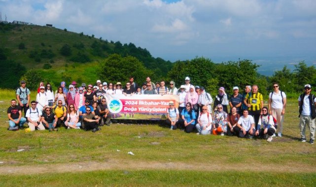 Sakarya'da bahar yürüyüşleri Sapanca'da tamamlandı