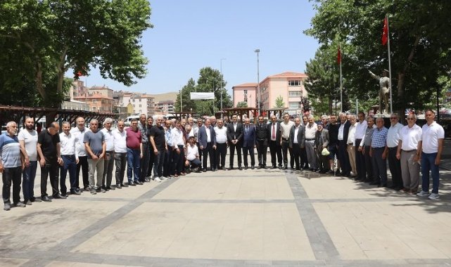 Yahyalı'da bayramlaşma töreni yapıldı