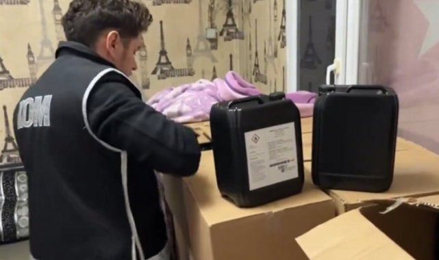 3 bin 626 litre alkole Çengel!