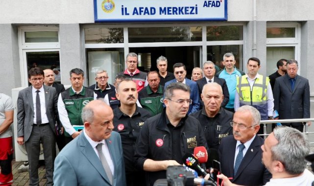 AFAD Başkanı Okay Memiş Ordu'da
