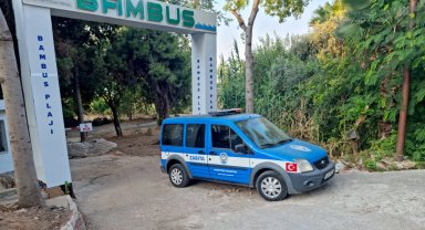 Antalya'da Bambus Plajı'ndan taşıtlar da çekildi!