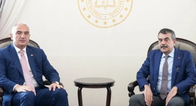 Bakan Tekin, Bakan Ersoy'u ağırladı