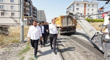 Başkan Çalık çalışmaları yerinde inceledi