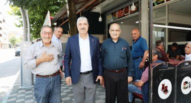 Başkan Ömeroğlu'ndan esnafa ziyaret