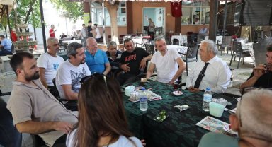 Başkan Şadi Özdemir Demirci'de mahalle halkını dinledi