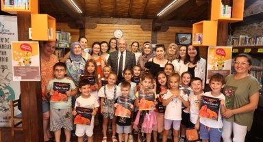 Başkan Şadi Özdemir miniklerle buluştu