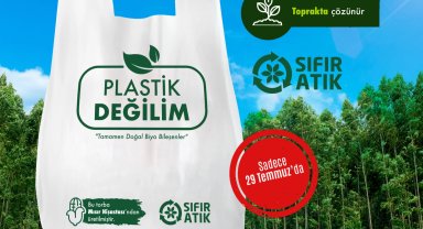 BİM'den nişasta bazlı 'çevre dostu torba' hediye