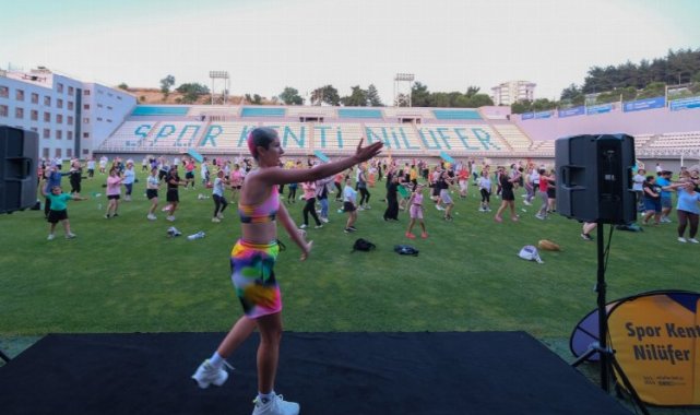 Bursa Nilüferliler sporla zinde kalıyor